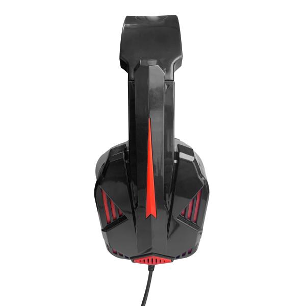 Usb estereofônico dos fones de ouvido do jogo de 3.5mm sobre auriculares prendidos orelha do computador para o PC ps4 do xbox com o fones de ouvido do jogo da luz do rgb