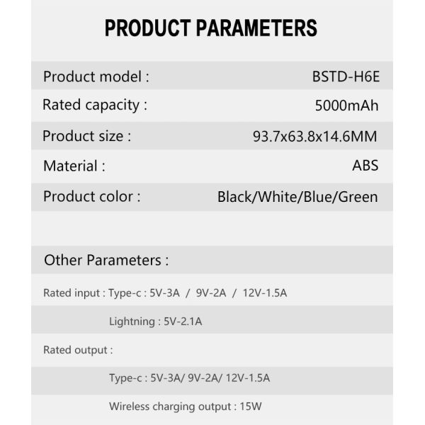 PD 20W Wireless Charging Power Bank Magnetic Charger 10000mah With Stand