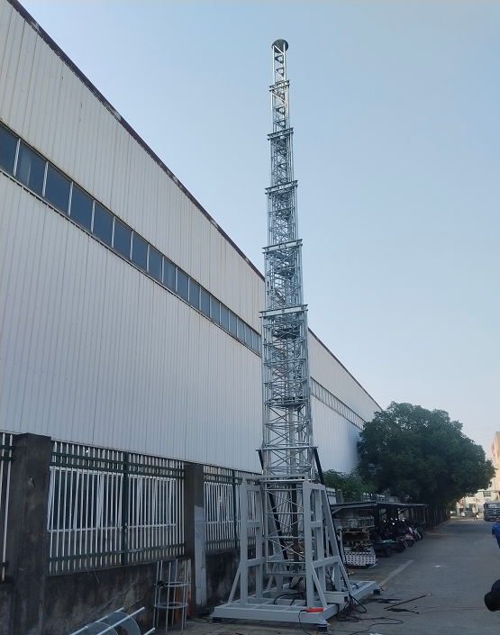 30m COW Portable cell Tower Cell On Wheels Telecom Tower Portable cell tower solutions
