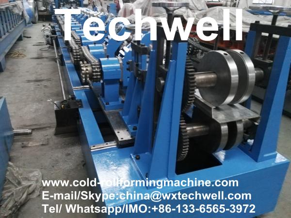 Quick Change C / Z Shaped Purlin Roll Forming Machine  / Channel Roll Forming Machine