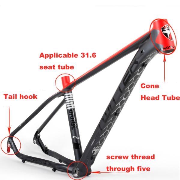 Гальванизируя алюминиевая полная рамка ISO9001 горного велосипеда подвеса