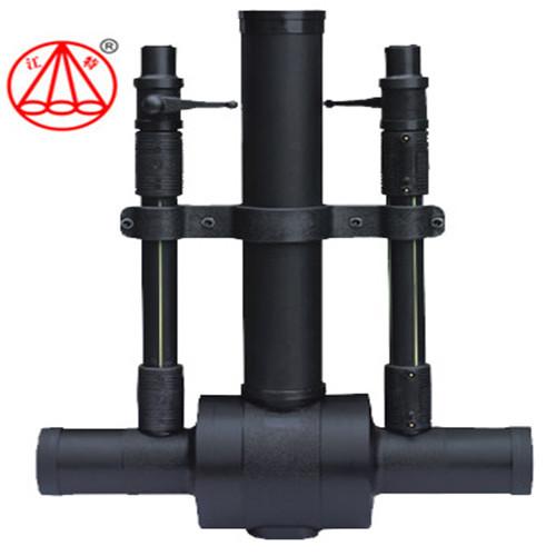 One Purge Hdpe Ball Valve Medium Pressure PE Electro Fusion Fitting ISO 9001