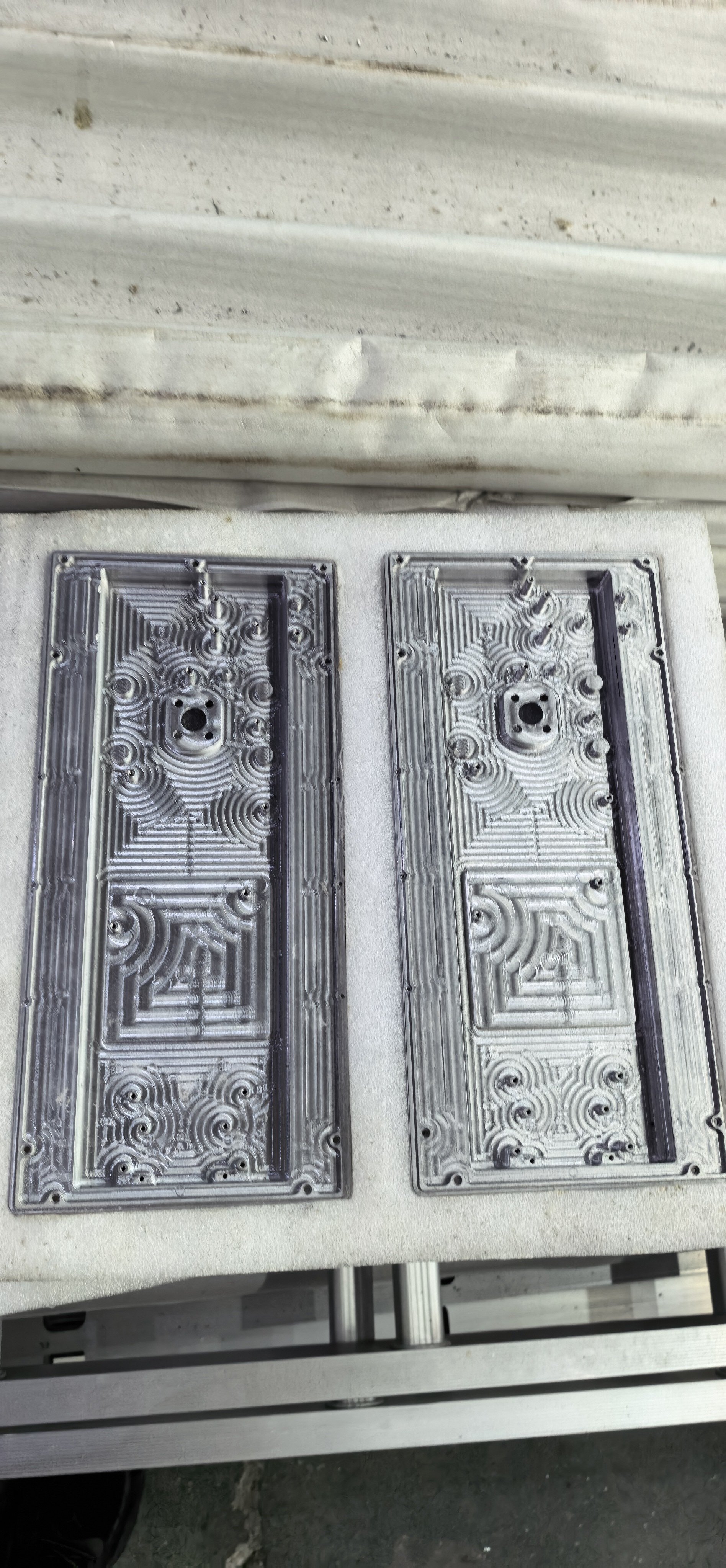 Custom Aluminum Housing and CNC Machined Components for Face Recognition Access Control Systems | Aluminum Front Bezel, Rear Cover, Back Frame and Electronic Device Enclosure
