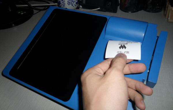 mecanismo da impressora térmica da montagem do painel de 58mm para a escala de peso, cubeta grande 50mm do rolo