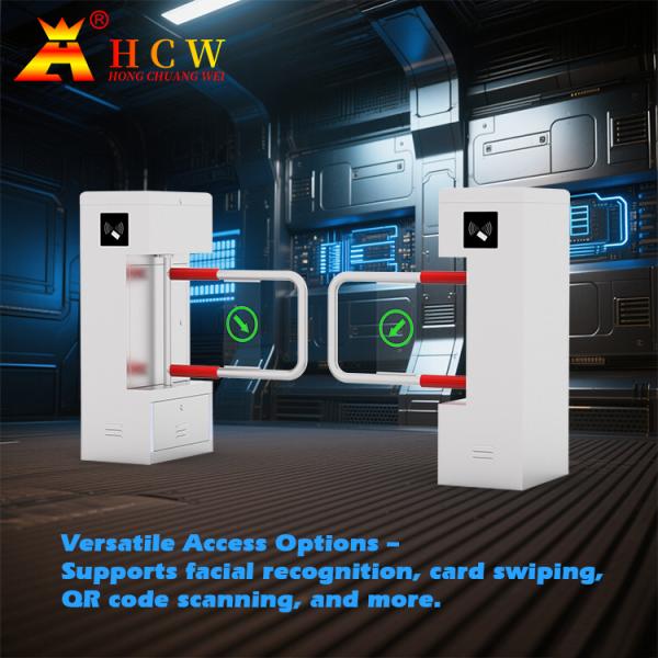 HCW Biometric Face Recognition Turnstile Automatic 3s Pedestrian Security Turnstiles