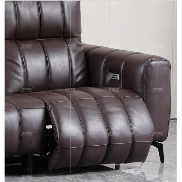 BN Italian Minimalist Living Room Electric Function Genuine Leather Sofa Home Furniture Functional Sofa Recliner