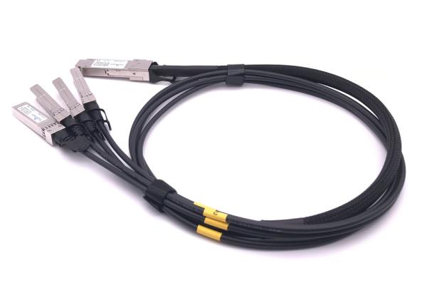 40g Qsfp+ To 4sfp+ Dac Passive Direct Attach Copper Cable 30awg 28awg