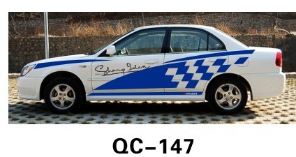 Water Proof Customized size Car Body Sticker QC-147G