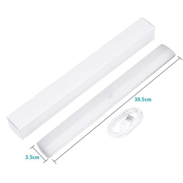 31*3.8CM 78LED USB Rechargeable Motion Sensor Light 1500mah Battery powered