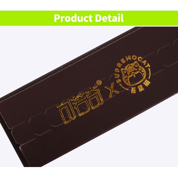Customized Shape Chocolate Packaging Box with CMYK+PMS Printing on 300/350/400gsm White Cardboard