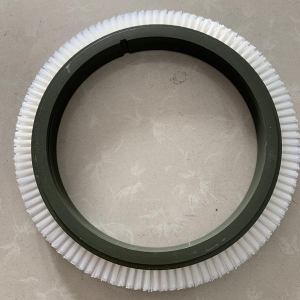 Brush de rueda de stenter de alambre industrial de 190 mm para maquinaria textil