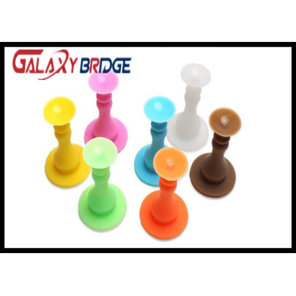 Funny Design Glass Door Stopper , Soft Plastic Man Glass Shower Door Holder PVC Blue Man Door Stopper