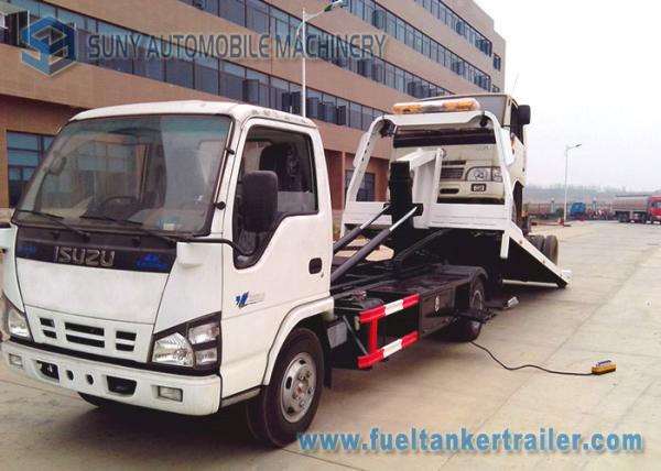 FB 0 - 10 Isuzu Full Landing 0 Degree 9 Ton Flatbed Wrecker Towing Truck