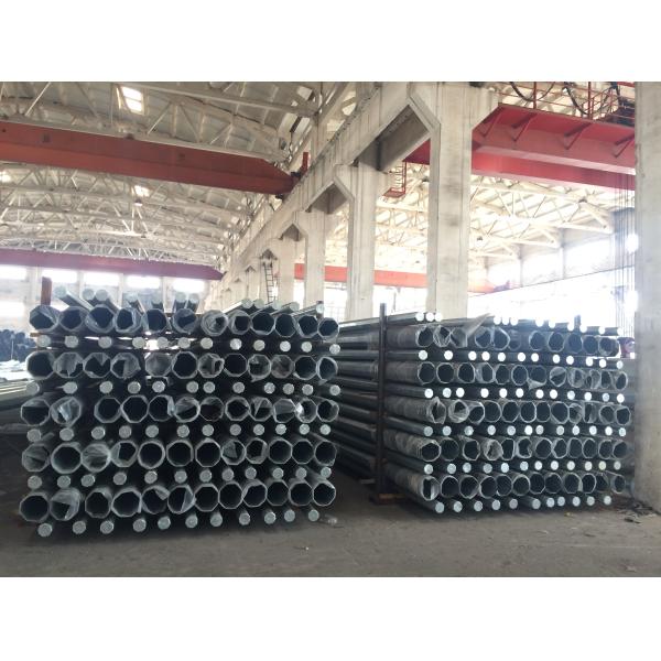 8 9 Mtr Steel Tubular Pole Polygonal Galvanised Street Light Pole