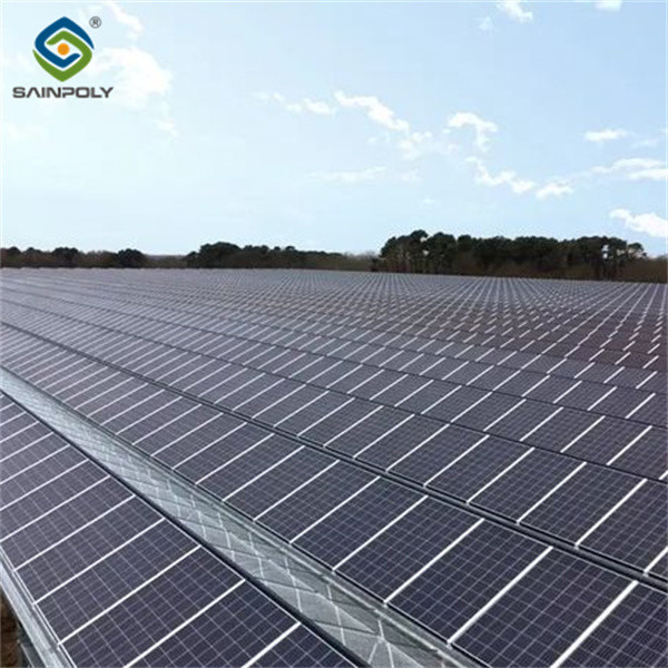 Good Insulation Multi Span Photovoltaic Greenhouse For Saving Power