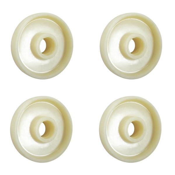 180x50mm 650kg Loading Pallet Truck Back Wheels With 6204 Ball Bearing