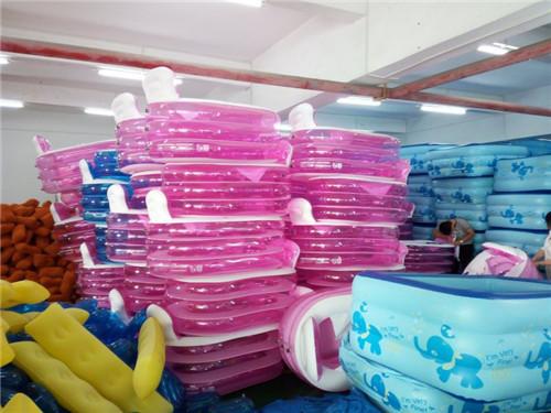 Freestanding Tub Pink PVC Inflatable Swim SPA Bathtub 130*70*70CM