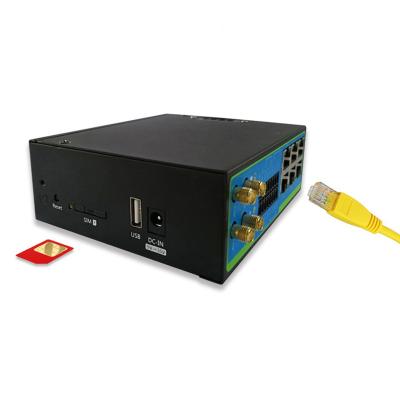 Sim Card Slot Lte Gps Openwrt Industrial Wireless Router Metal Enclosure