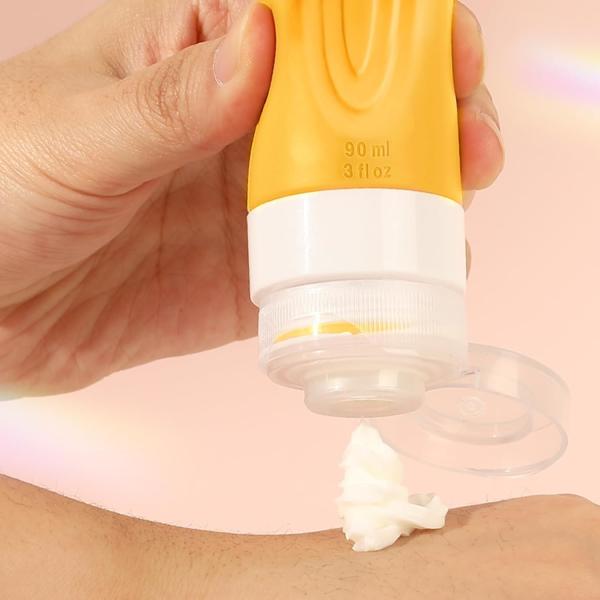18 Items Silicone Squeeze Travel Bottles Set Leak Proof Customized