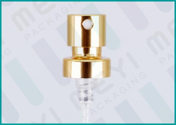 Bomba del espray de perfume de la niebla de la multa del tornillo del oro para la botella cosmética de la bomba