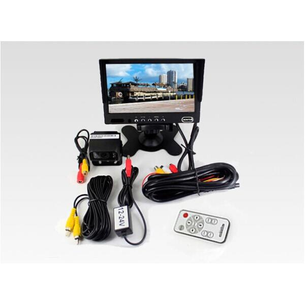 12-24V 800x480 7-дюймовый ЖК-монитор для автомобиля с 2AV видео солнцезащитным прикрытием