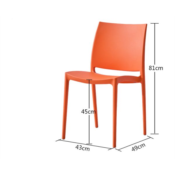 Cheap Price Home Furniture Stackable Dining Restaurant Cafe Plastic Chair for Sale