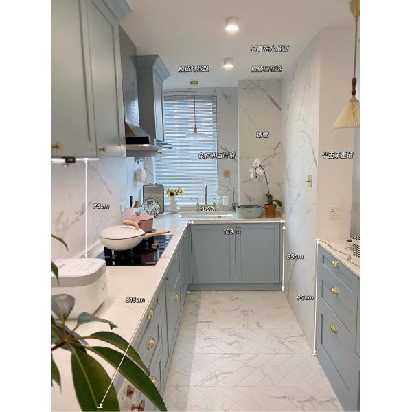 Armoire de cuisine porte volets de volets de fermeture élargissent armoire de cuisine de maison intérieure en acier