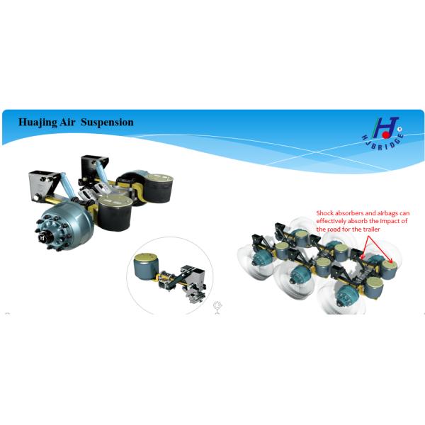 HJ Germany Type 12T Lifting Europe Type Air Suspension For Tank Truck