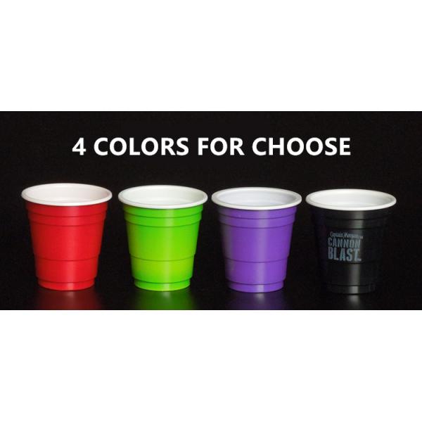 59ml Disposable Plastic Cups PP 2oz Mini Red Solo Cups For Beer Pong Game