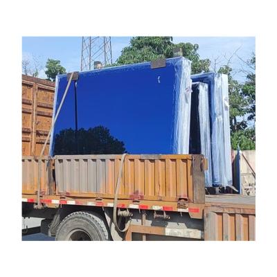 4mm 5mm 6mm bleu foncé flottant réfléchissant vitre de bâtiment