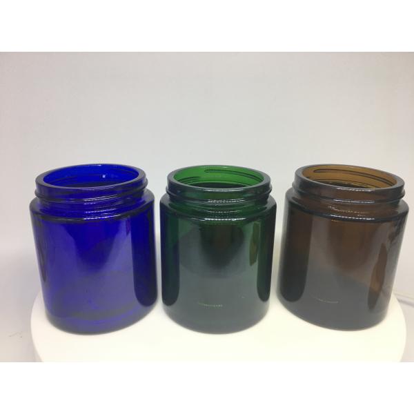 опарник широкого рта 50g 100g косметический упаковывая первоначальный голубой зеленый цвет Амбер