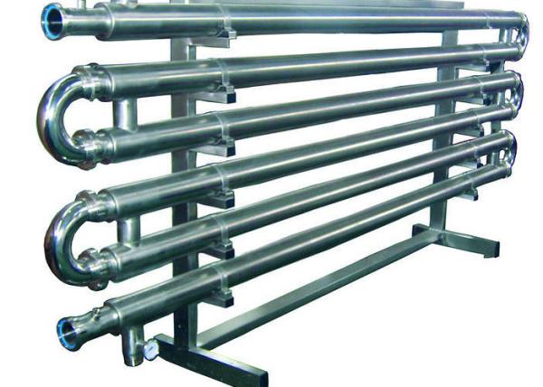 U Type Tube In Tube Heat Exchanger , Industrial Seamless Tubular Heat Exchanger