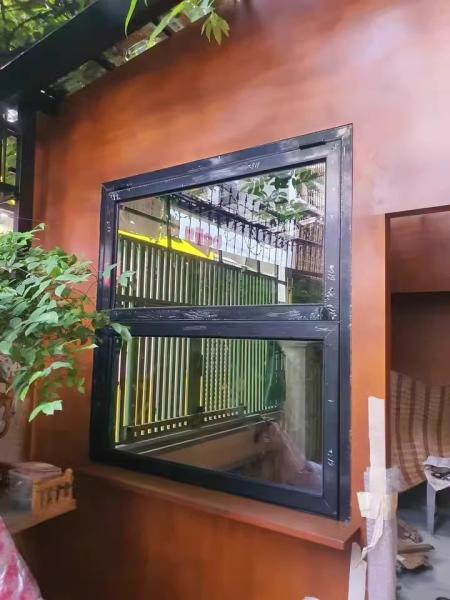 Factory Custom Thermal Windows Double Glazed Folding Sliding Window Aluminium Tempered Glass Bifold Windows