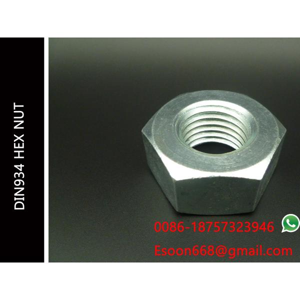 M24*3.0 Coarse Thread DIN 934 Class 6 ZINC plated Finished Hex Nut