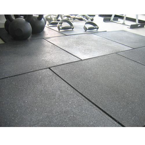 Anti Noise Rubber Gym Mats Square Shape Anti Vibration