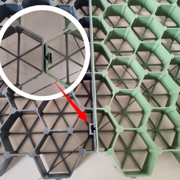 Fortalecer o solo Densidade funcional Rede de pavimentação de polietileno plástico para o chão do estacionamento