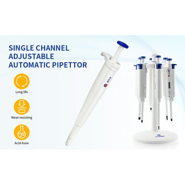 50μL Manual Adjustable Pipette Laboratory Micropipette Single Channel Pipettor