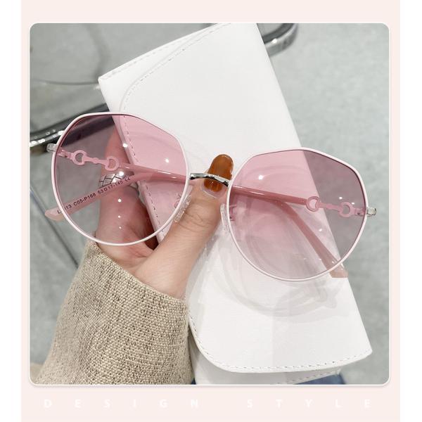 Longevidad durable ligera ULTRAVIOLETA anti de las gafas de sol redondas femeninas del metal