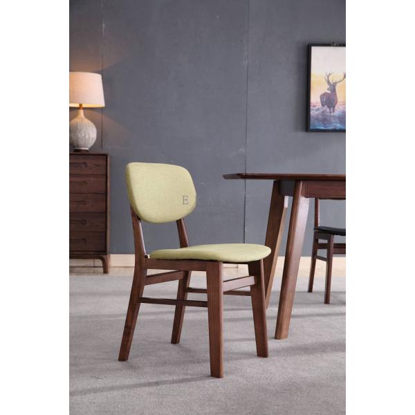 Fabric Modern Fashion Design Ash Wooden Dining Chair