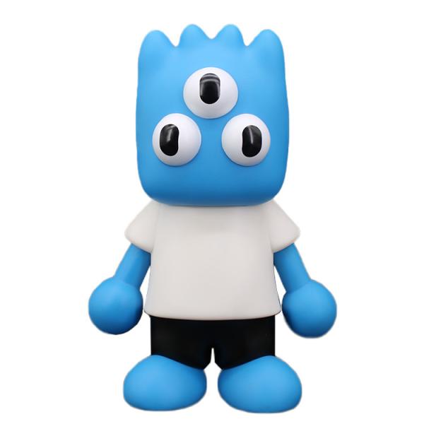 Custom Action Figure Toys Collectible 3D Anime With PVC Vinyl Material Three Eyes