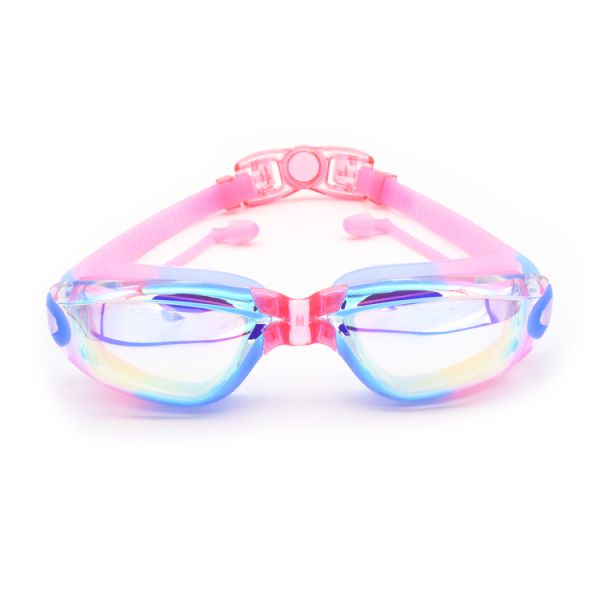 Professional PC Frame Anti Fog Children Swimming Goggles With Adjustable Strap