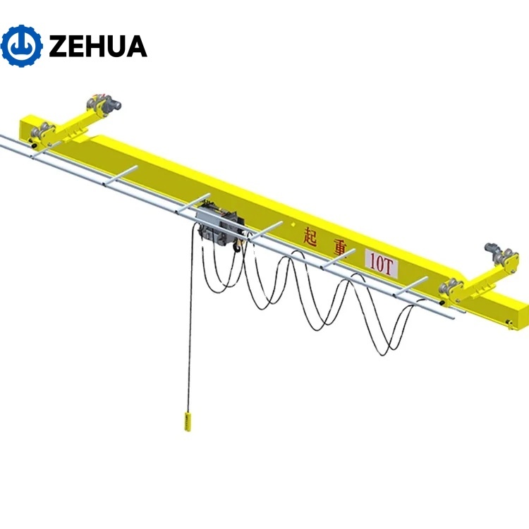 Zehua Single European Type Hoist Cranes Single Beam Electric Single-Girder Crane Manufacturer Overhead Crane Single Girder 5ton