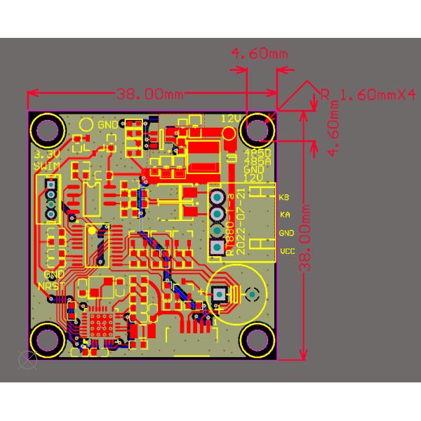 Modbus RS485 13,56MHz RFID Reader Модуль RFID-читателя