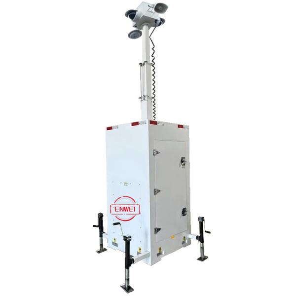 Compact Rapid Deployment Mobile Surveillance Unit Mobile Surveillance Tower