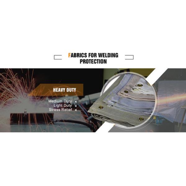 La vermiculita cubrió la temperatura de trabajo 1100C del paño de alta temperatura de la fibra de vidrio de la silicona