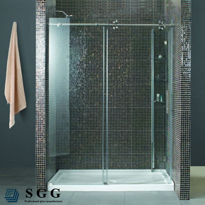 High quality Glass Shower Door Sliding (5mm,6mm,8mm,10mm,12mm,15mm,19mm)