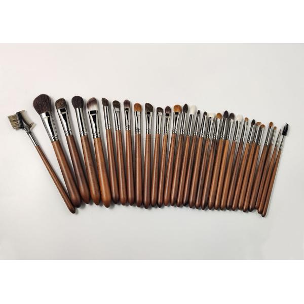 Щеток макияжа части красоты Vonira роскошный полный полностью профессиональный набор 42 с медной ручкой черного дерева Ferrule Handcrafted