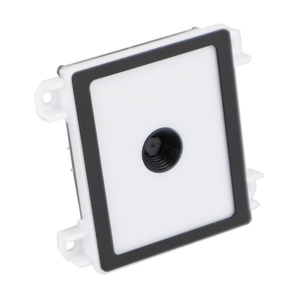 Escáner de código QR fijo integrado, módulo mini escáner QR, blanco