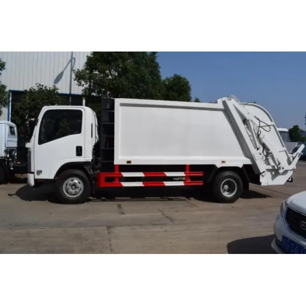 ISuzu 600p 5m3 6m3 8m3 Garbage Compactor Truck Rear Loading Rubbish Waste Collector Truck