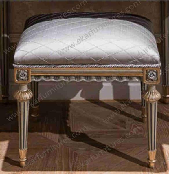 Italian Style Bedroom Furniture sets with Wooden Dresser Chair FX-133